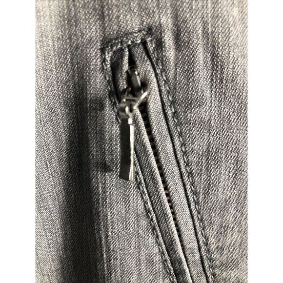 Jacky Vanilia Becky Woman's Gray Denim Trouser Pants Size 14 With Zip - Picture 12 of 16